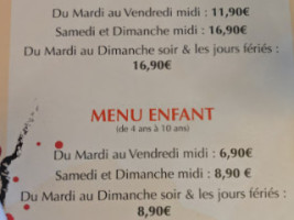 Fleurs De Jade menu