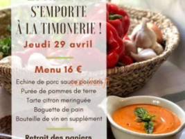 La Timonerie menu