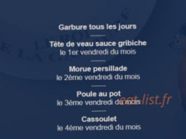 Café Des Sports menu