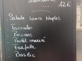 La Fleur De Sel menu