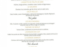 Pilours menu