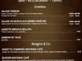 Garde Manger Bayonne menu