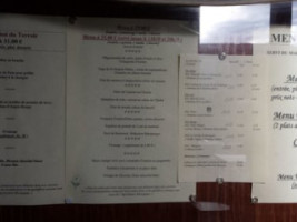 La Moulin De La Soriniere menu