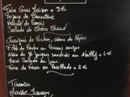 A La Belle Epoq menu