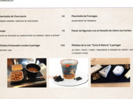 Bibovino menu