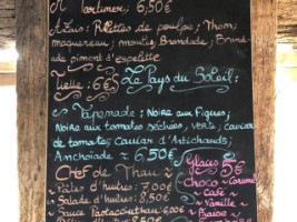 Ets Tarbouriech Le St Barth menu