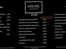 L'essentiel La Creche menu