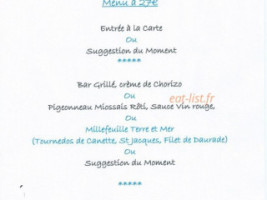 L'eyra menu