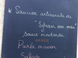 La Rosiere menu