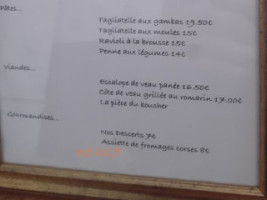 L'epica menu