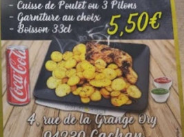 Poulet Grillé menu