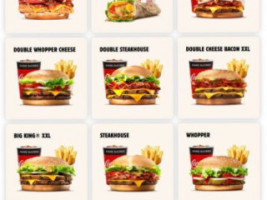 Burger King menu