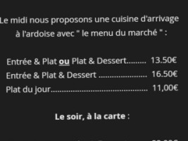 Cuit Lu Cru menu