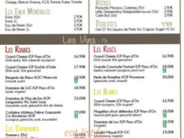 Le Barbusse menu