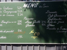 Café Des Amis menu