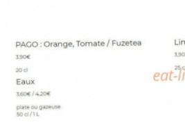 Bistro Regent Bouliac menu