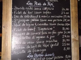 Le Bistrot De Pépé Gentil menu