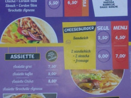 Perfect Kebab menu