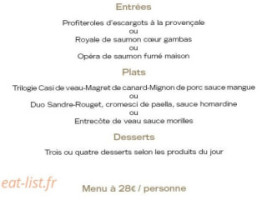 Du Château menu