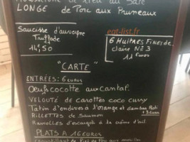 Bouchons Resto menu