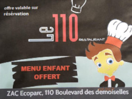 Le 110 menu