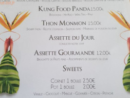 Plantation River Beach menu