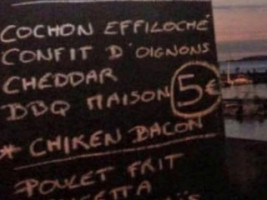 La Cuisine éphémère menu