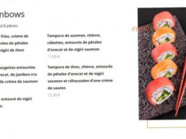 Easy Sushi menu