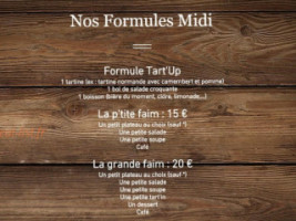 Origin'elles menu