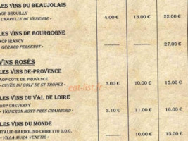 Les Fours à Chaux 77 menu