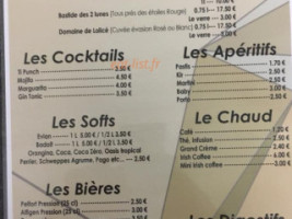 L'escale menu