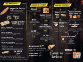 Milano menu