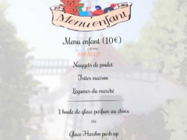 Le Moulin Vert menu