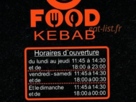 Cob'and Food menu