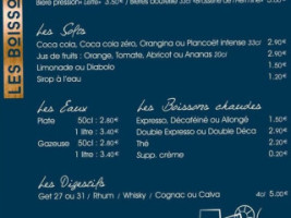 L'océan Gourmand menu