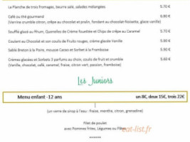 L'aparté menu