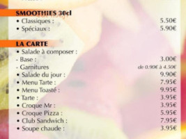 Salad Juice menu