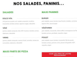 La Pizza De Nico menu