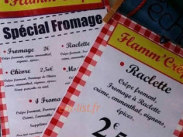 CrÊperie L'idiot menu