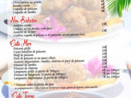 Chez Honoré menu