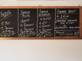 Au Bon Accueil menu