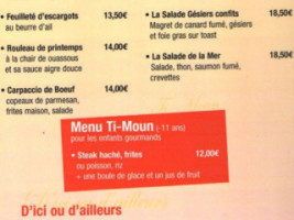 Le Metis Café menu