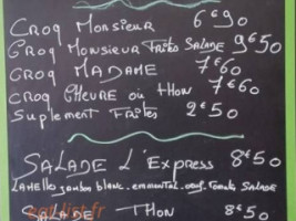 L' Express Café menu