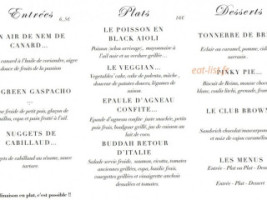 L'air Du Temps menu