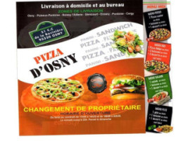 Pizza D'osny menu