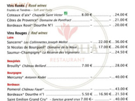 Le Magnolia menu