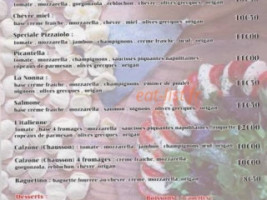 L' Italien menu