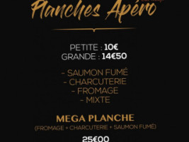 La Faïencerie menu