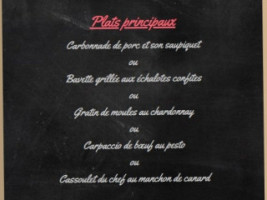 Le Flassian menu