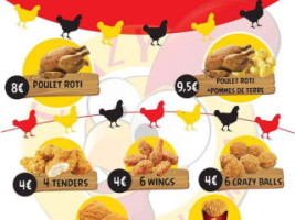 Crazy Chicken menu